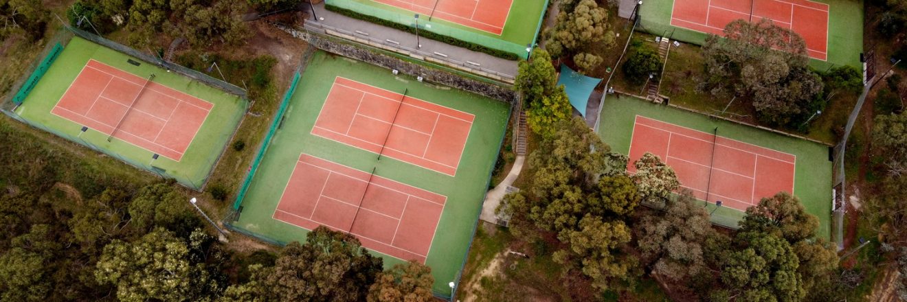 Research Tennis Club from the air
